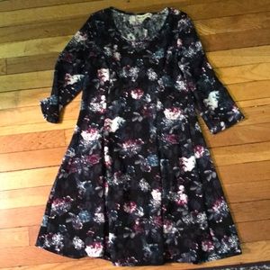 Polyester Floral Dress